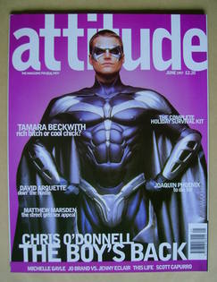 <!--1997-06-->Attitude magazine - Chris O'Donnell cover (June 1997 - Issue 