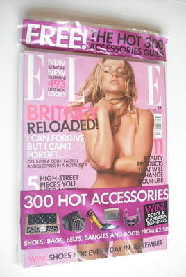 British Elle magazine - September 2003 - Britney Spears cover
