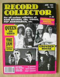 Record Collector - Queen cover (June 1992 - Issue 154)