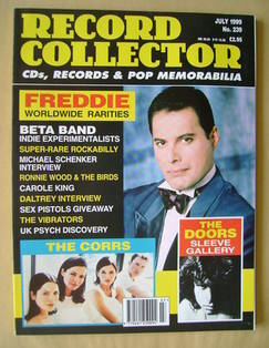 Record Collector - Freddie Mercury cover (July 1999 - Issue 239)