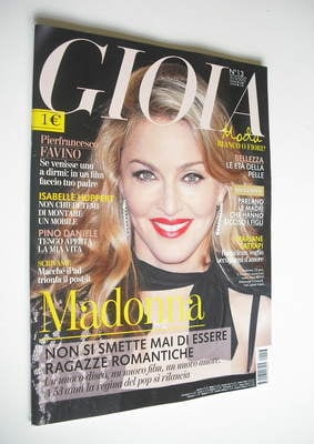 Gioia magazine - Madonna cover (31 March 2012)