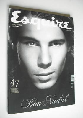<!--2011-12-->Esquire magazine - Rafael Nadal cover (December 2011 - Spanis