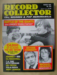 Record Collector - Mick Jagger and John Lennon cover (March 1999 - Issue 235)