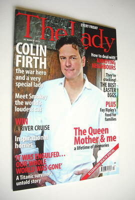<!--2012-03-30-->The Lady magazine (30 March 2012 - Colin Firth cover)