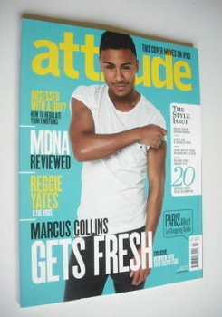 Attitude magazine - Marcus Collins cover (April 2012)