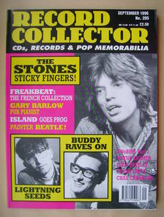 Record Collector - Mick Jagger cover (September 1996 - Issue 205)