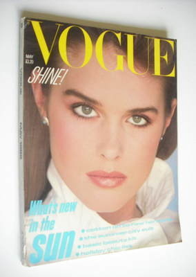British Vogue magazine - May 1982 (Vintage Issue)