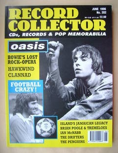 Record Collector - Liam Gallagher cover (June 1996 - Issue 202)