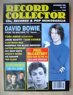 Record Collector - David Bowie cover (November 1999 - Issue 243)
