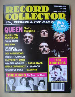 Record Collector - Queen cover (February 2000 - Issue 246)