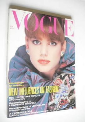 British Vogue magazine - November 1985 (Vintage Issue)