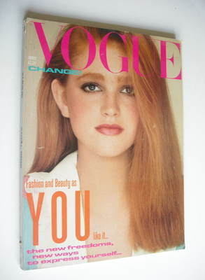 British Vogue magazine - April 1982 (Vintage Issue)