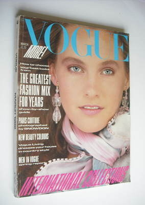 British Vogue magazine - March 1982 (Vintage Issue)