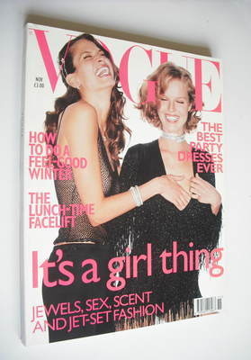 <!--1999-11-->British Vogue magazine - November 1999 - Frankie Rayder and E