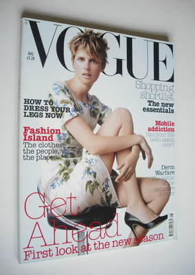 British Vogue magazine - August 2003 - Stella Tennant cover