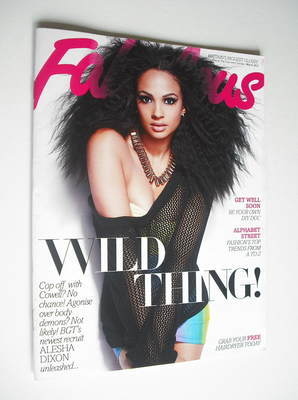 Fabulous magazine - Alesha Dixon cover (6 May 2012)
