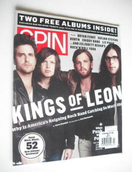 Spin magazine - Kings Of Leon cover (November 2010)