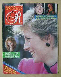 Royalty Monthly magazine - Princess Diana cover (February 1987, Vol.6 No.5)