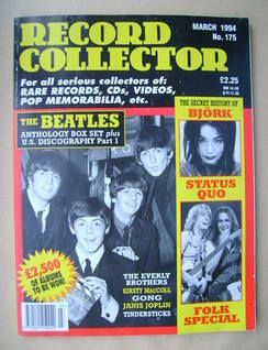 Record Collector - The Beatles cover (March 1994 - Issue 175)