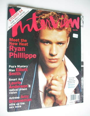 <!--1998-08-->Interview magazine - August 1998 - Ryan Phillippe cover