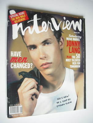 Interview magazine - February 1999 - Jonny Lang cover