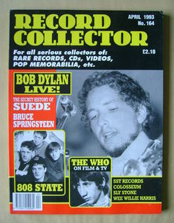 Record Collector - Bob Dylan cover (April 1993 - Issue 164)