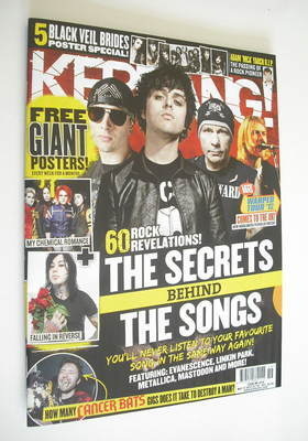 Kerrang magazine - The Secrets Behind The Songs cover (12 May 2012 - Issue 1414)