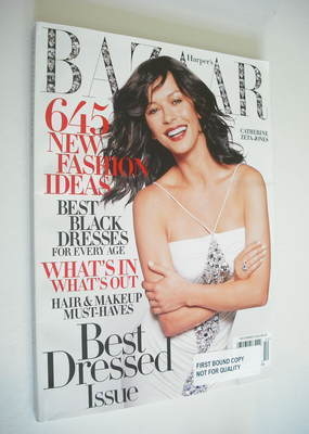 Harper's Bazaar magazine - December 2004 - Catherine Zeta-Jones cover