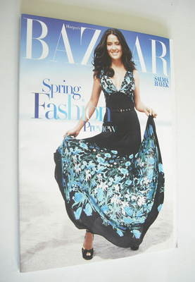 Harper's Bazaar magazine - February 2006 - Salma Hayek cover (Subscriber's Issue)