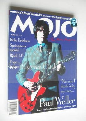 <!--1995-06-->MOJO magazine - Paul Weller cover (June 1995 - Issue 19)