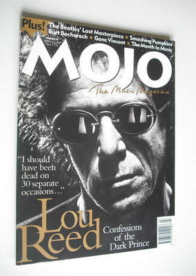 MOJO magazine - Lou Reed cover (March 1996 - Issue 28)