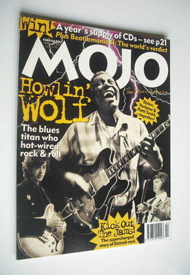 MOJO magazine - Howlin' Wolf cover (February 1996 - Issue 27)