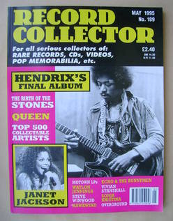 Record Collector - Jimi Hendrix cover (May 1995 - Issue 189)