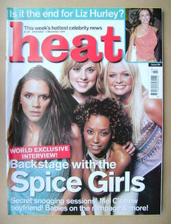 <!--2000-10-28-->Heat magazine - The Spice Girls cover (28 October - 3 Nove