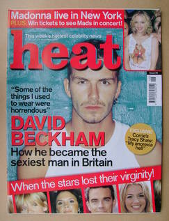 <!--2000-11-18-->Heat magazine - David Beckham cover (18-24 November 2000 -