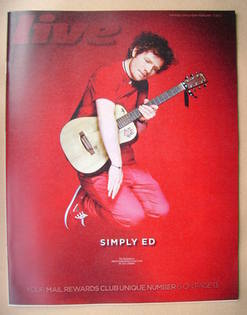 <!--2012-02-12-->Live magazine - Ed Sheeran cover (12 February 2012)