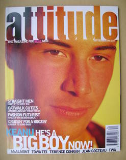 <!--1995-09-->Attitude magazine - Keanu Reeves cover (September 1995 - Issu
