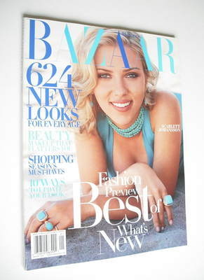 Harper's Bazaar magazine - January 2005 - Scarlett Johansson cover