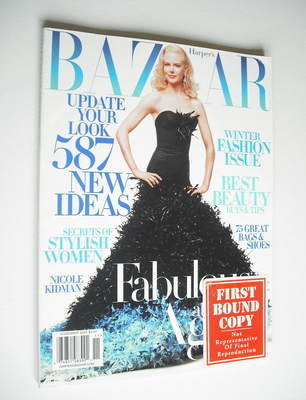 Harper's Bazaar magazine - November 2004 - Nicole Kidman cover