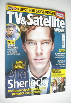 TV & Satellite Week magazine - Benedict Cumberbatch cover (26 May - 1 June 2012)