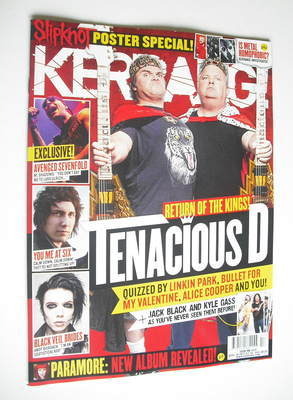 Kerrang magazine - Tenacious D cover (28 April 2012 - Issue 1412)