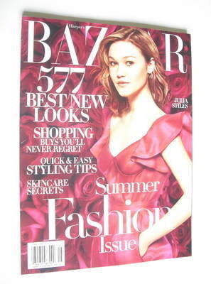 Harper's Bazaar magazine - May 2005 - Julia Stiles cover