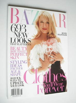 Harper's Bazaar magazine - June 2005 - Renee Zellweger cover