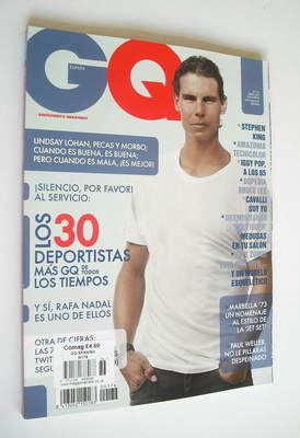 <!--2012-04-->Spanish GQ magazine - April 2012 - Rafael Nadal cover