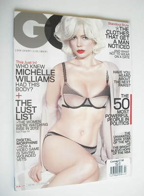 <!--2012-02-->US GQ magazine - February 2012 - Michelle Williams cover