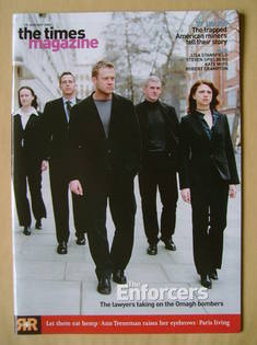 <!--2003-01-25-->The Times magazine - The Enforcers cover (25 January 2003)