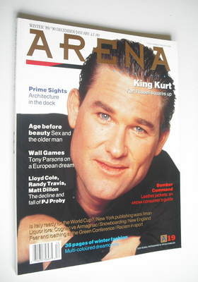 <!--1989-12-->Arena magazine - Winter 1989/1990 - Kurt Russell cover