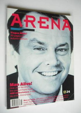 <!--1990-09-->Arena magazine - Autumn/Winter 1990 - Jack Nicholson cover