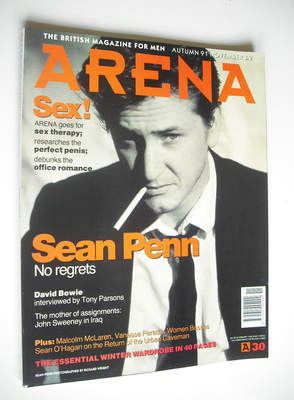 <!--1991-09-->Arena magazine - Autumn 1991 - Sean Penn cover
