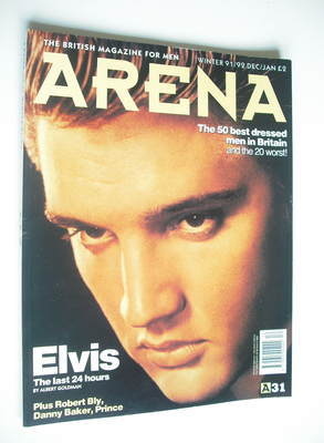<!--1991-12-->Arena magazine - Winter 1991/1992 - Elvis Presley cover